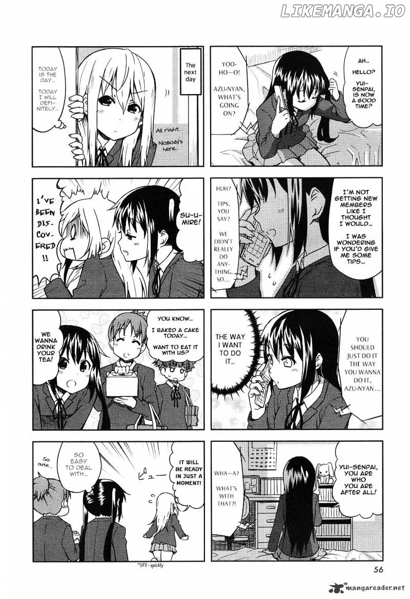 K-ON! Chapter 56 page 6