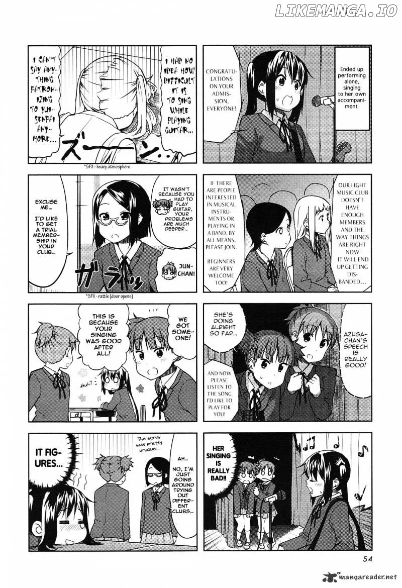 K-ON! Chapter 56 page 4