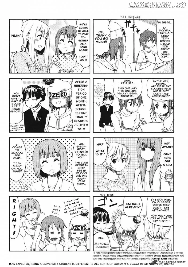 K-ON! Chapter 57 page 8