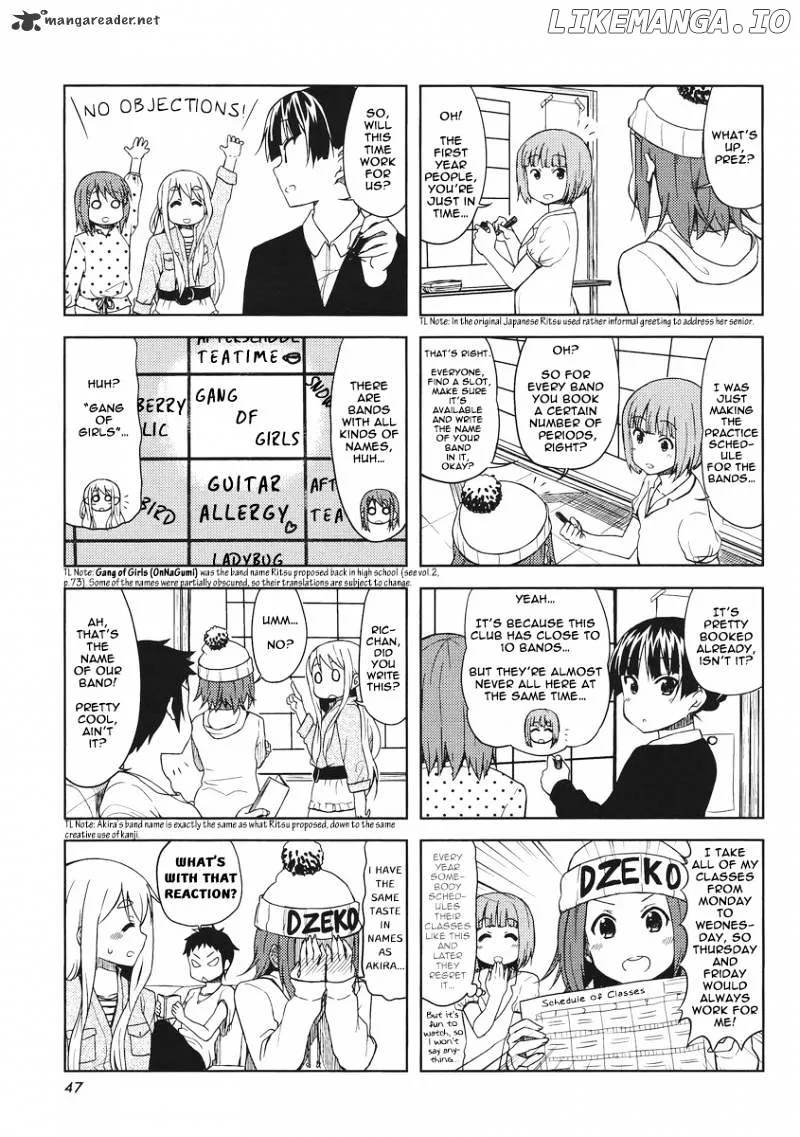 K-ON! Chapter 57 page 7