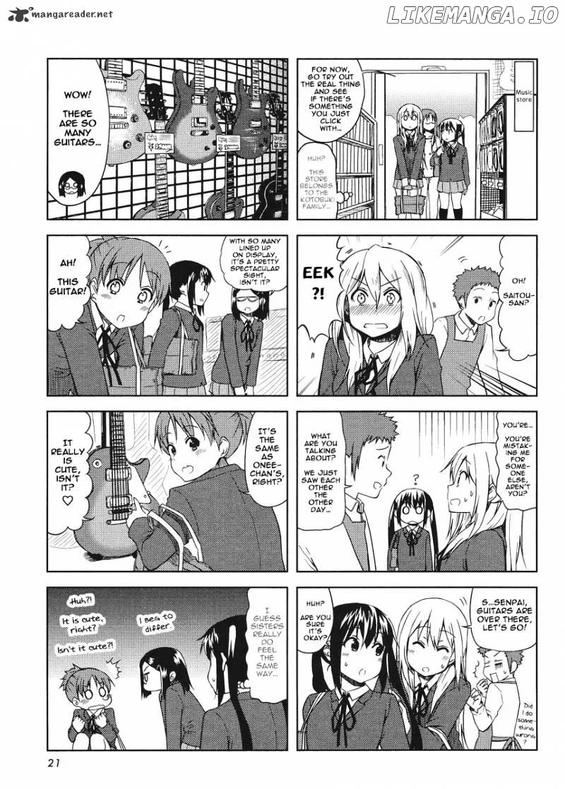 K-ON! Chapter 58 page 5