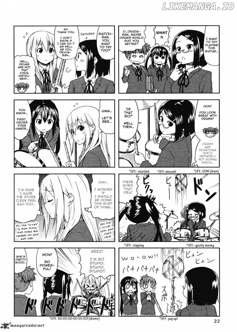 K-ON! Chapter 58 page 6