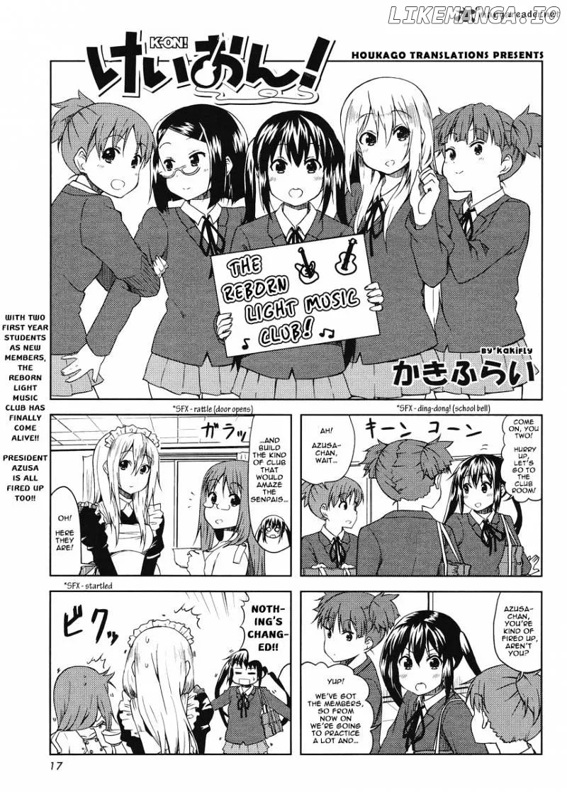 K-ON! Chapter 58 page 1