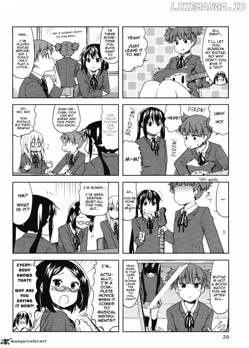 K-ON! Chapter 58 page 4