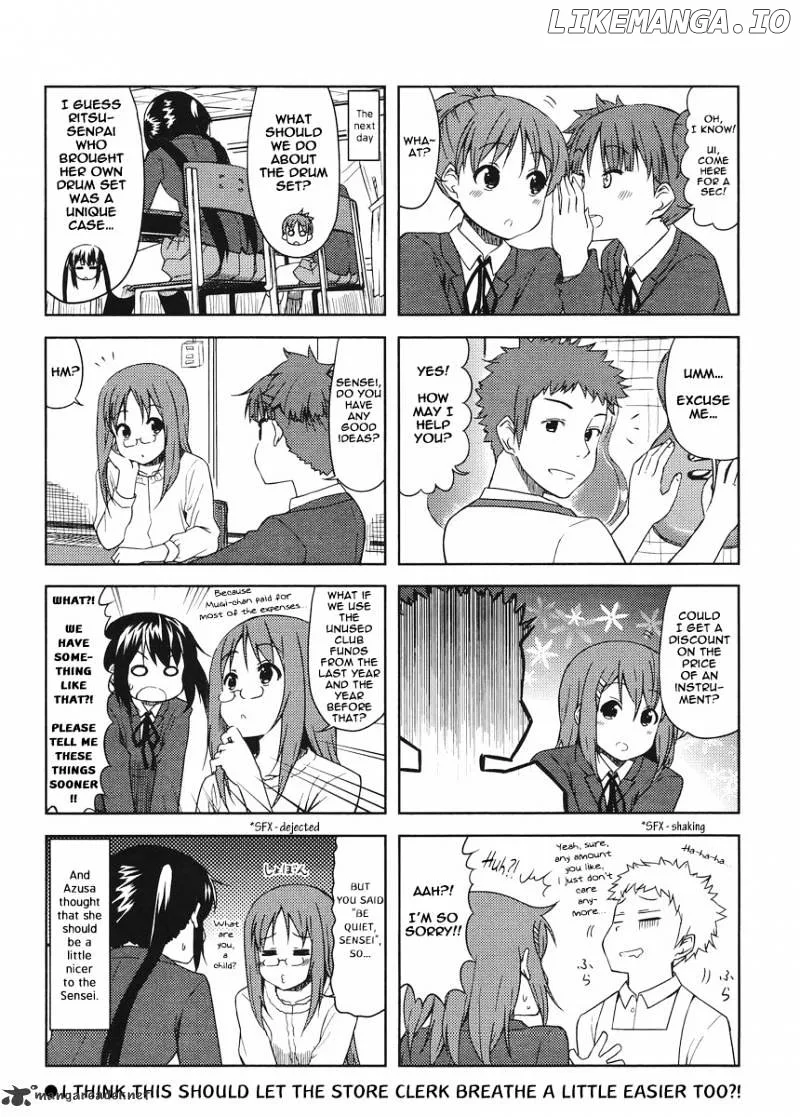 K-ON! Chapter 58 page 8