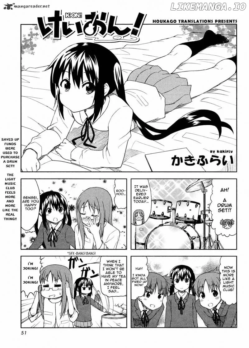 K-ON! Chapter 60 page 1