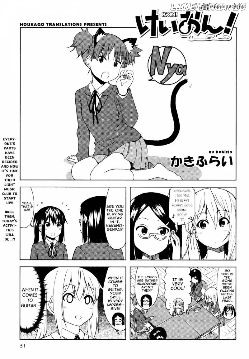K-ON! Chapter 62 page 1