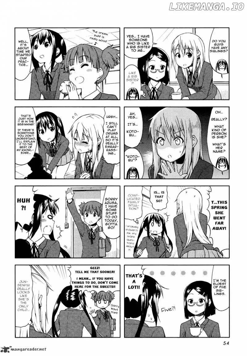 K-ON! Chapter 62 page 4