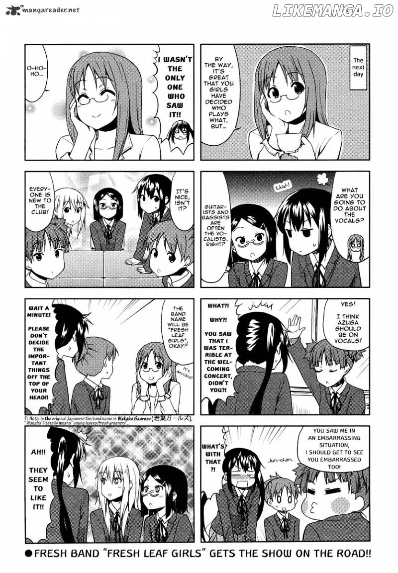 K-ON! Chapter 62 page 8