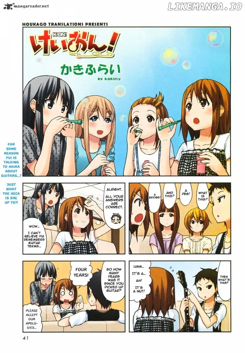 K-ON! Chapter 69 page 1