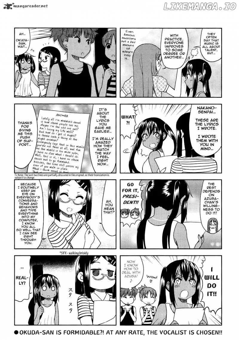 K-ON! Chapter 70 page 8