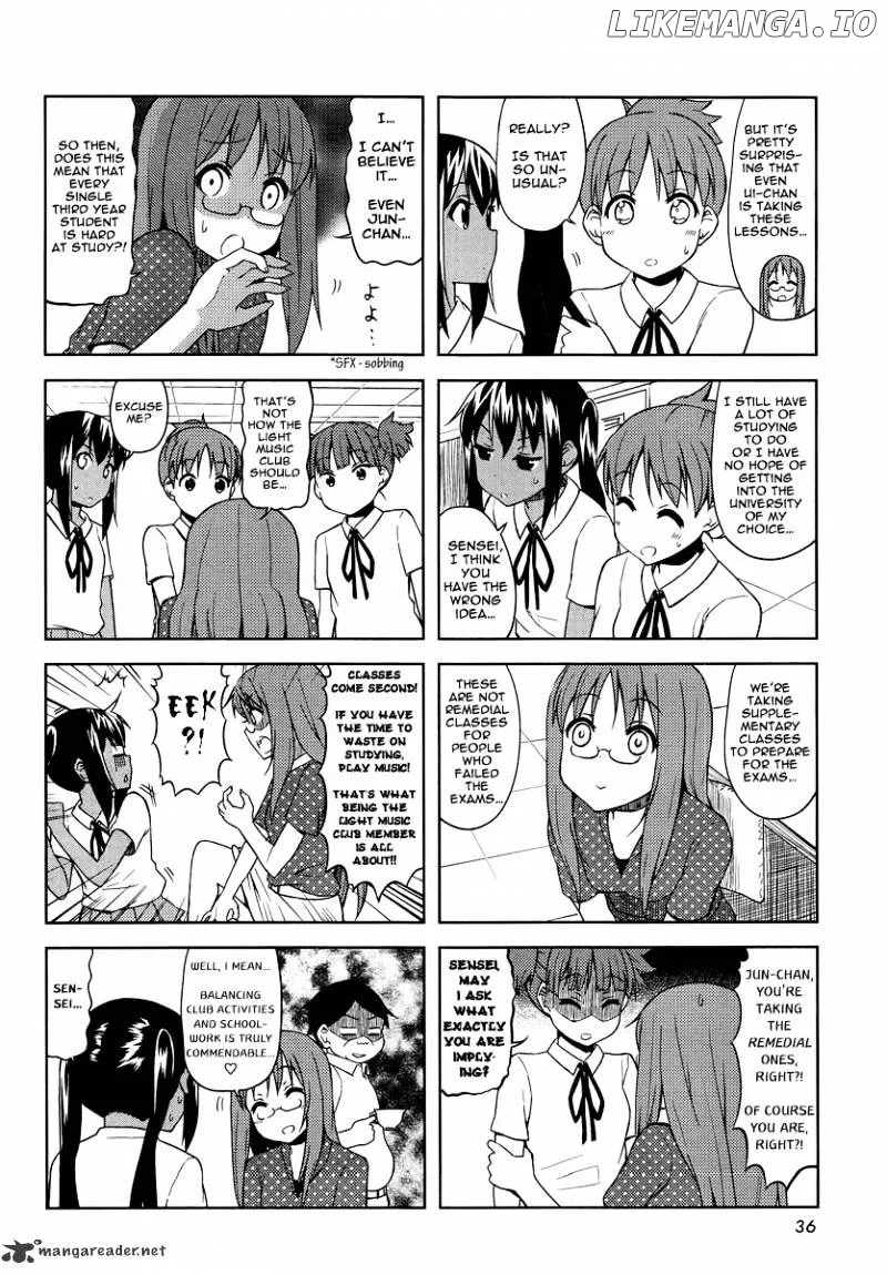 K-ON! Chapter 72 page 4