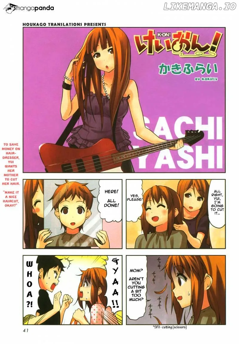 K-ON! Chapter 75 page 1