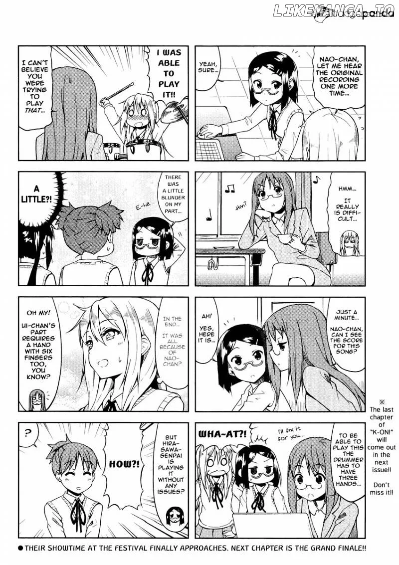 K-ON! Chapter 76 page 8