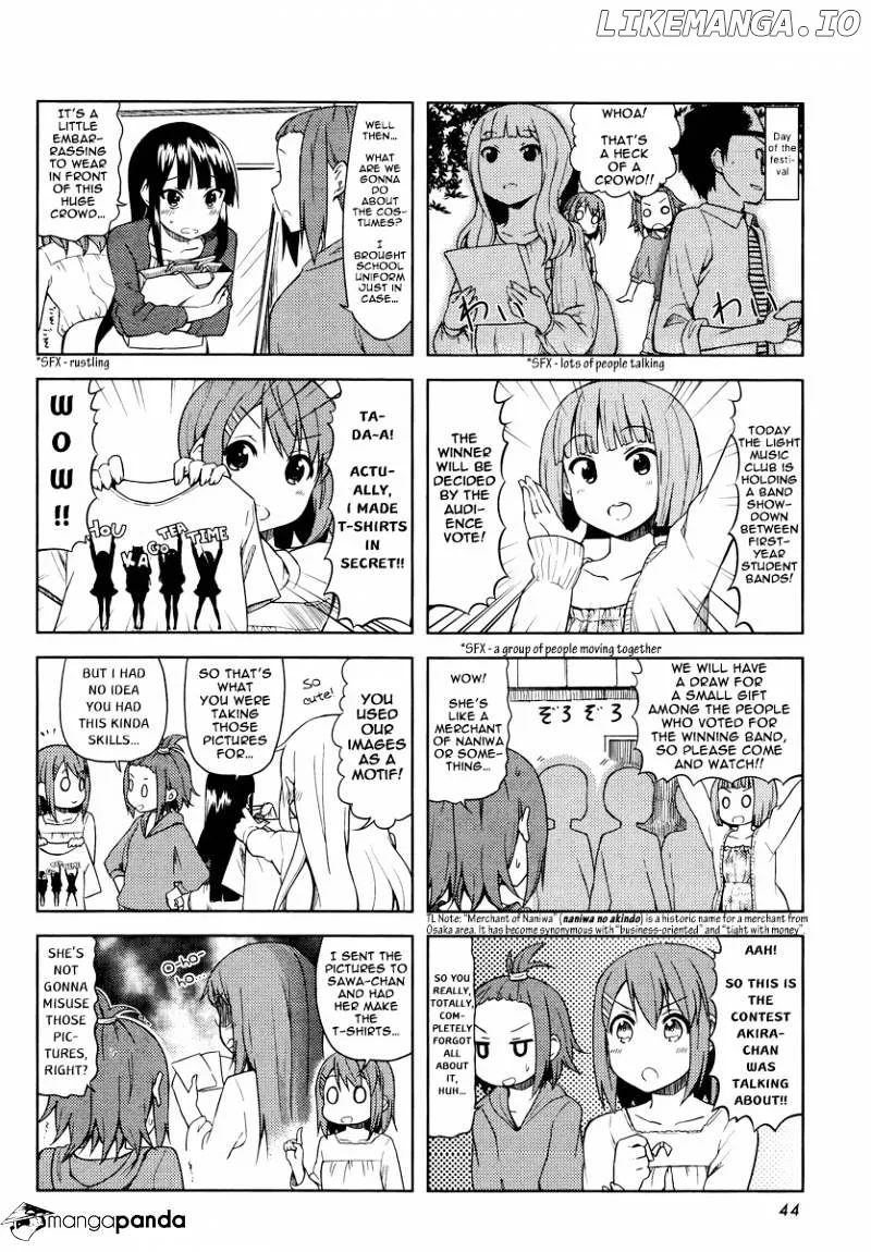 K-ON! Chapter 77 page 4