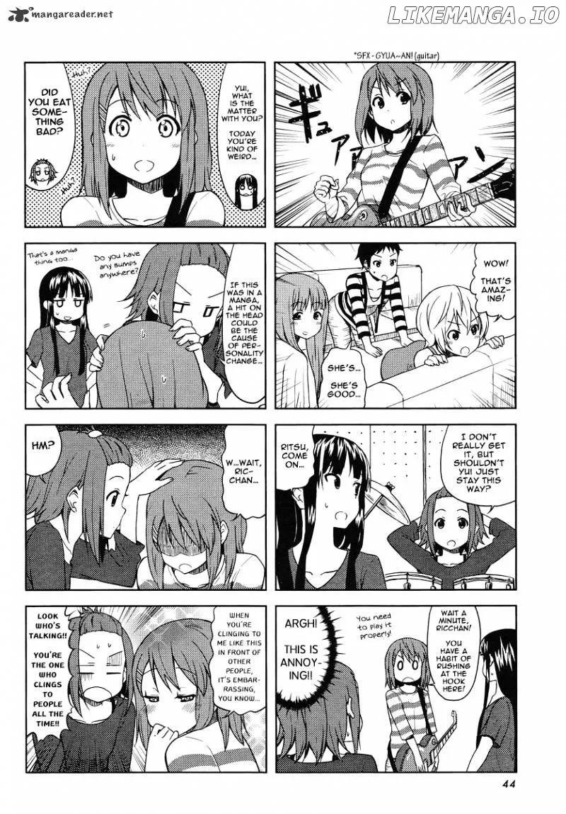 K-ON! Chapter 63 page 4