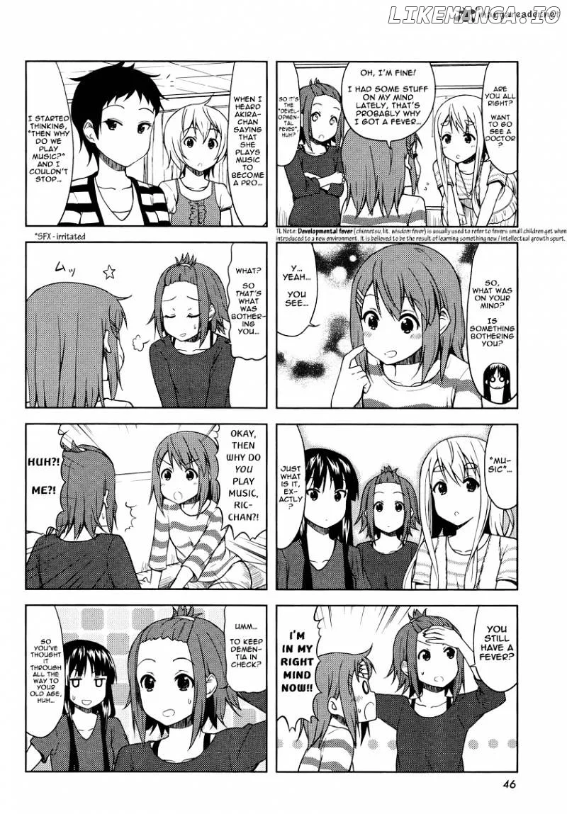 K-ON! Chapter 63 page 6