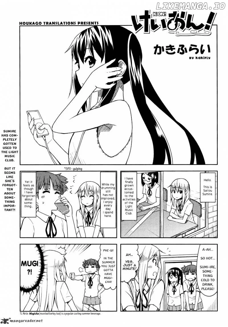 K-ON! Chapter 68 page 1