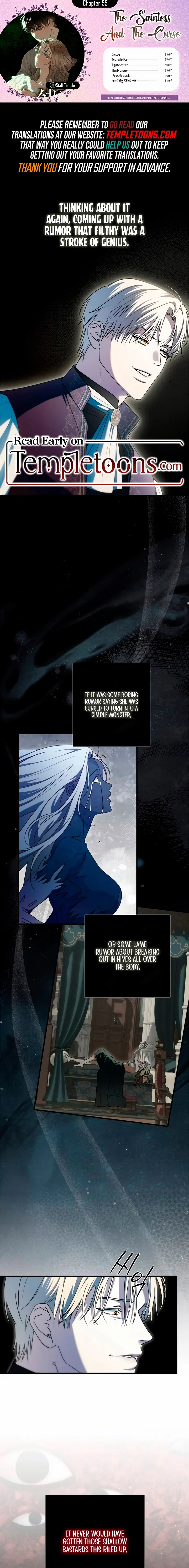 The Saintess And The Curse Chapter 55 page 1