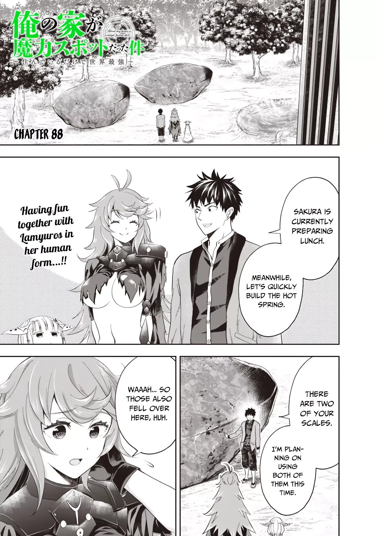 My House is a Magic Power Spot - Just by Living there I Become the Strongest in the World Chapter 88 page 2