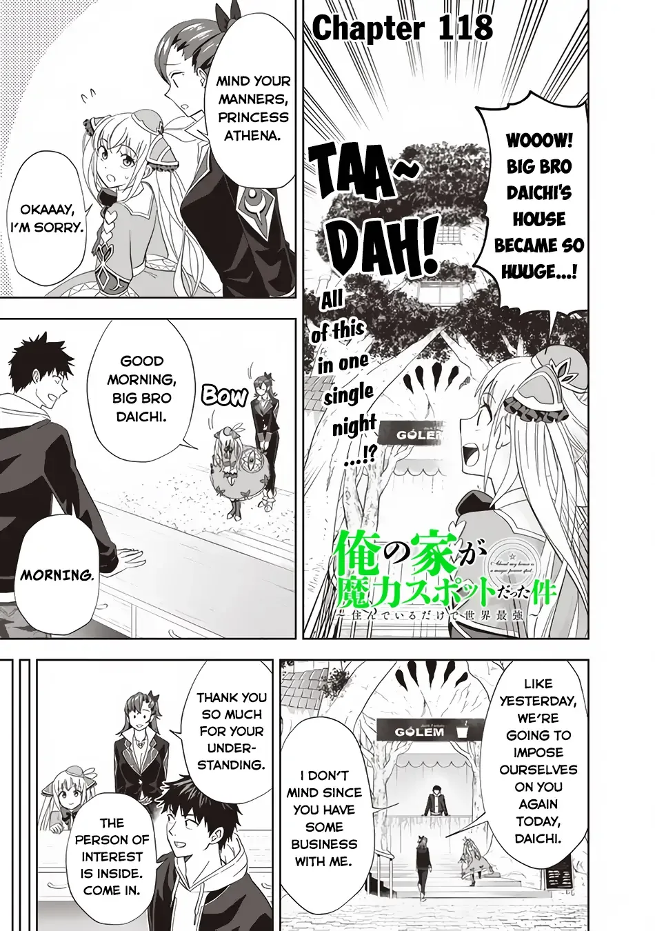 My House is a Magic Power Spot - Just by Living there I Become the Strongest in the World Chapter 118 page 2