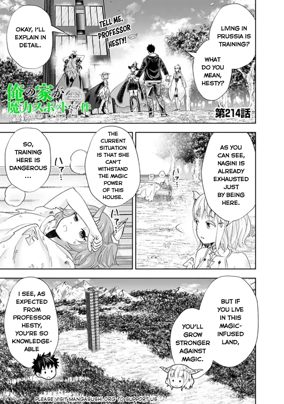 My House is a Magic Power Spot - Just by Living there I Become the Strongest in the World Chapter 214 page 2