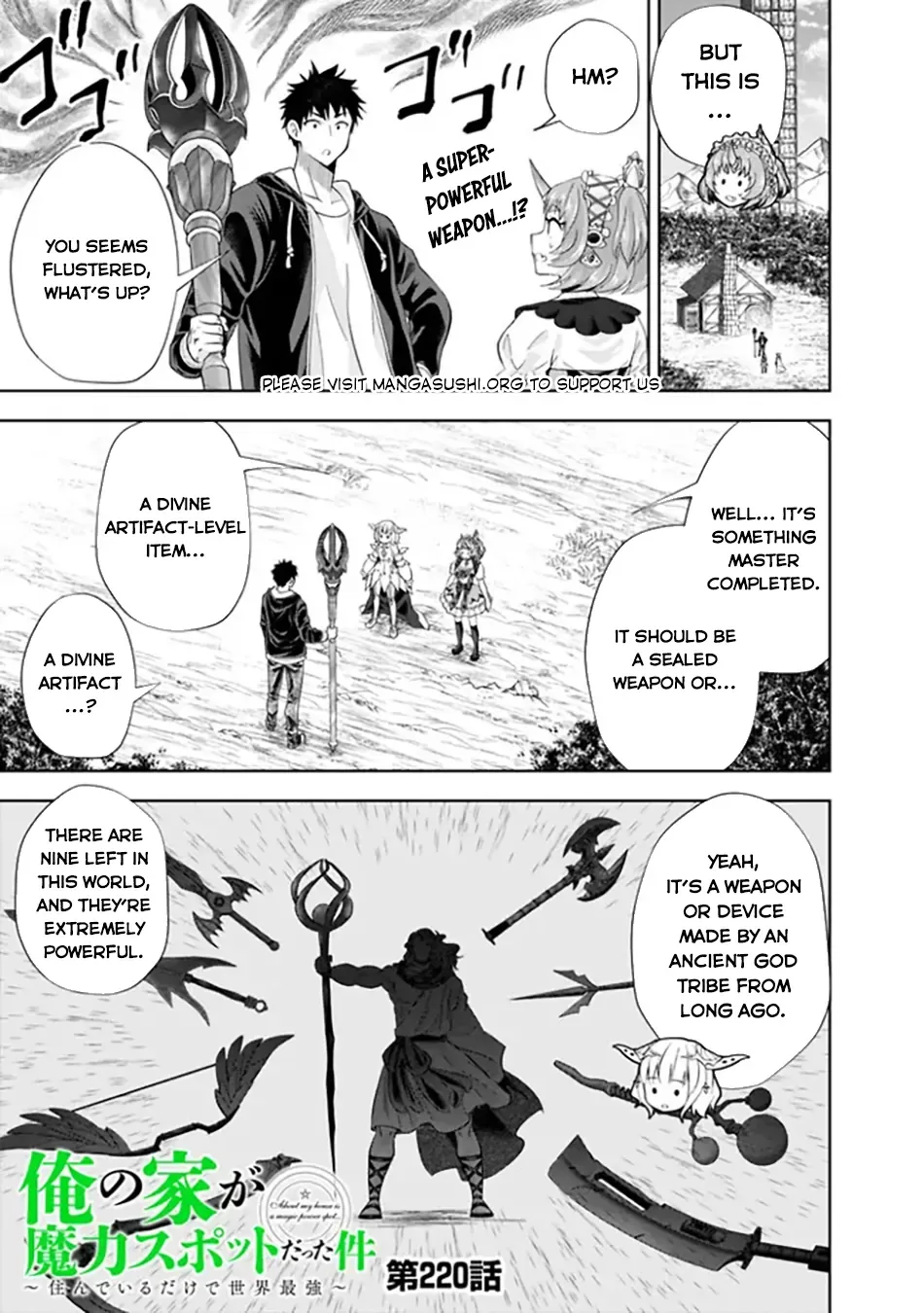My House is a Magic Power Spot - Just by Living there I Become the Strongest in the World Chapter 220 page 2