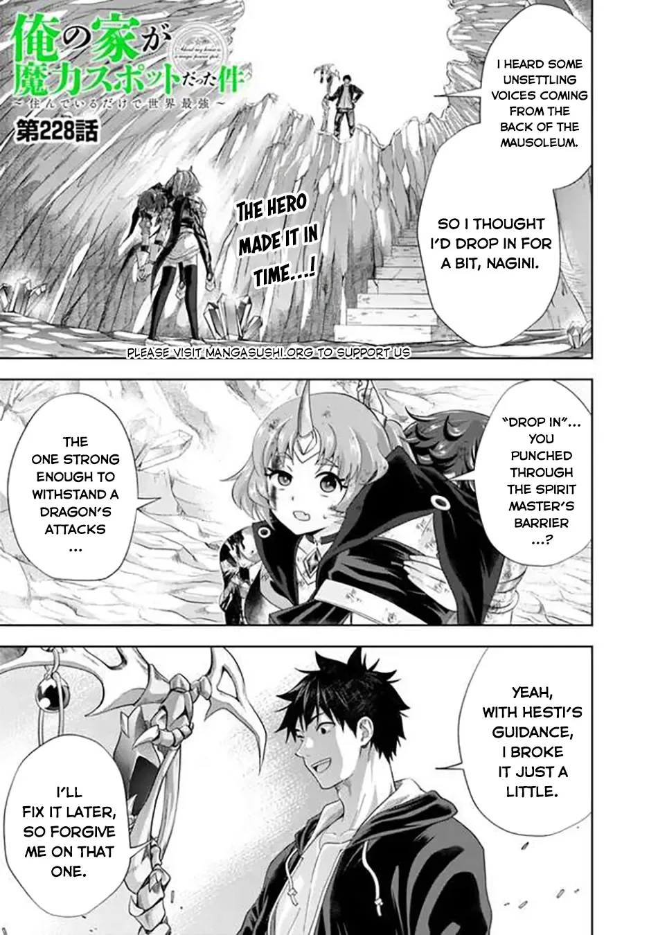 My House is a Magic Power Spot - Just by Living there I Become the Strongest in the World Chapter 228 page 2