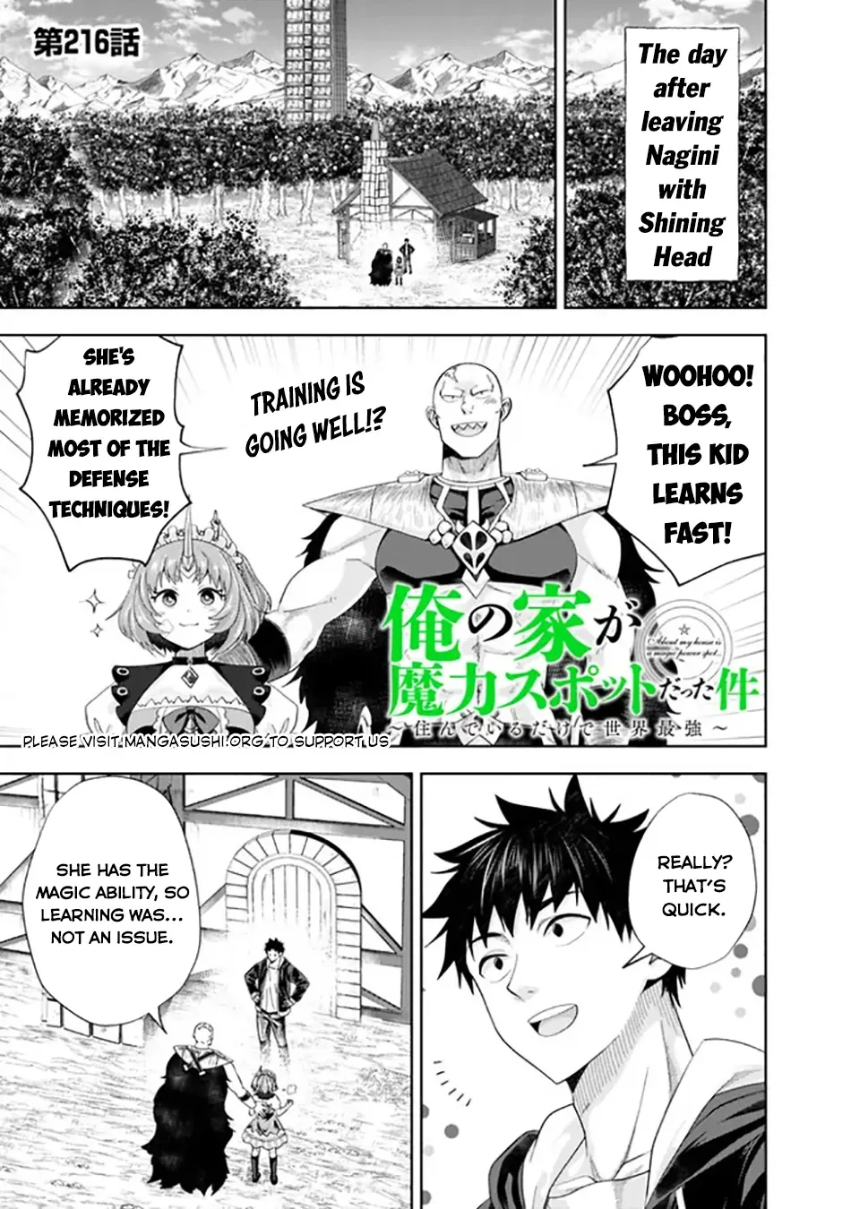 My House is a Magic Power Spot - Just by Living there I Become the Strongest in the World Chapter 216 page 2