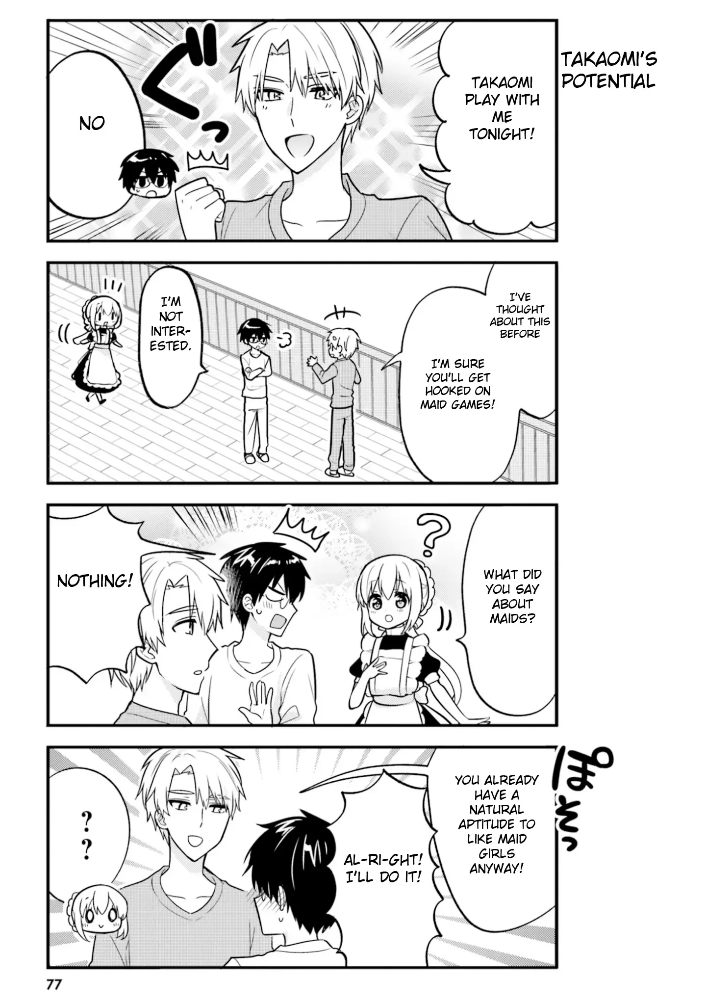 Maid-san in My House Chapter 48 page 3