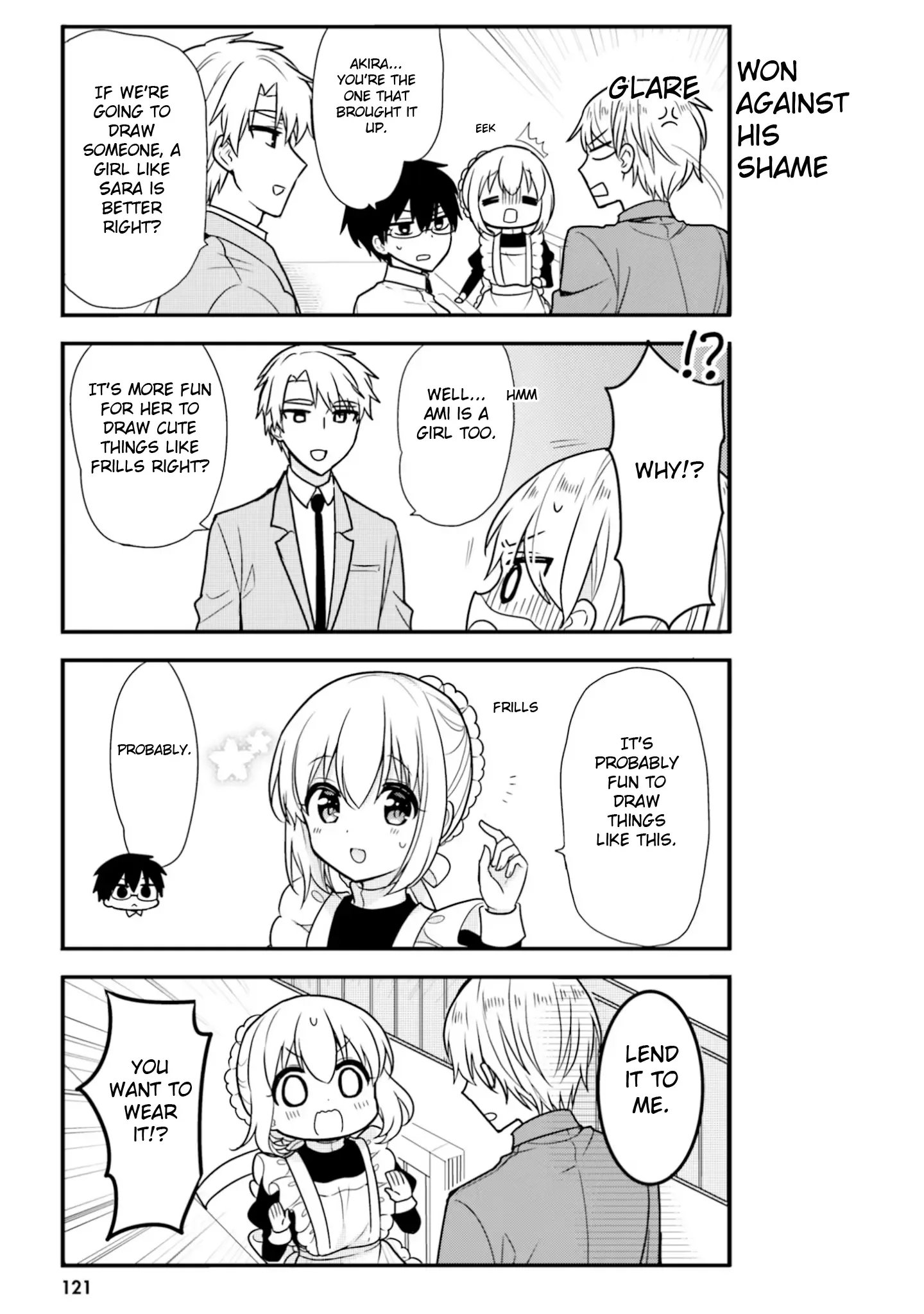 Maid-san in My House Chapter 50.5 page 9