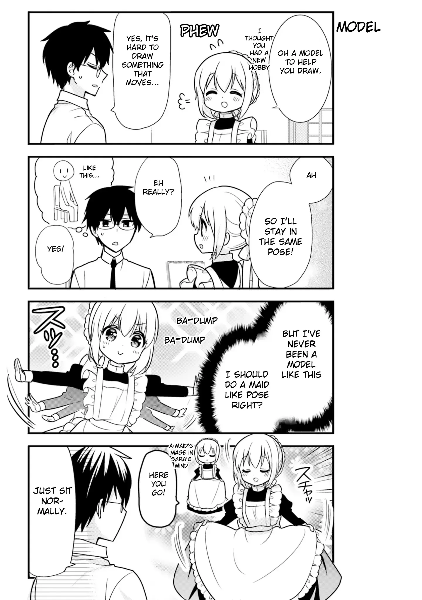 Maid-san in My House Chapter 50.5 page 13