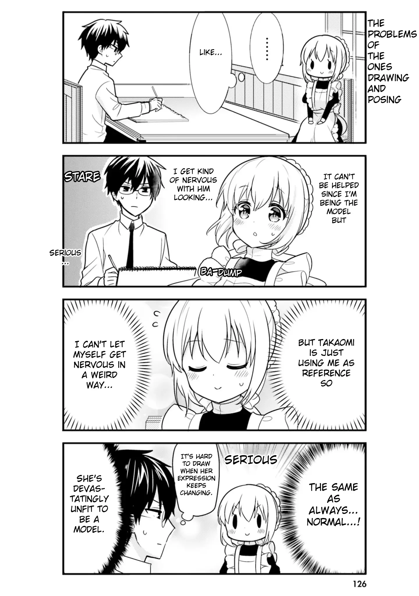 Maid-san in My House Chapter 50.5 page 14