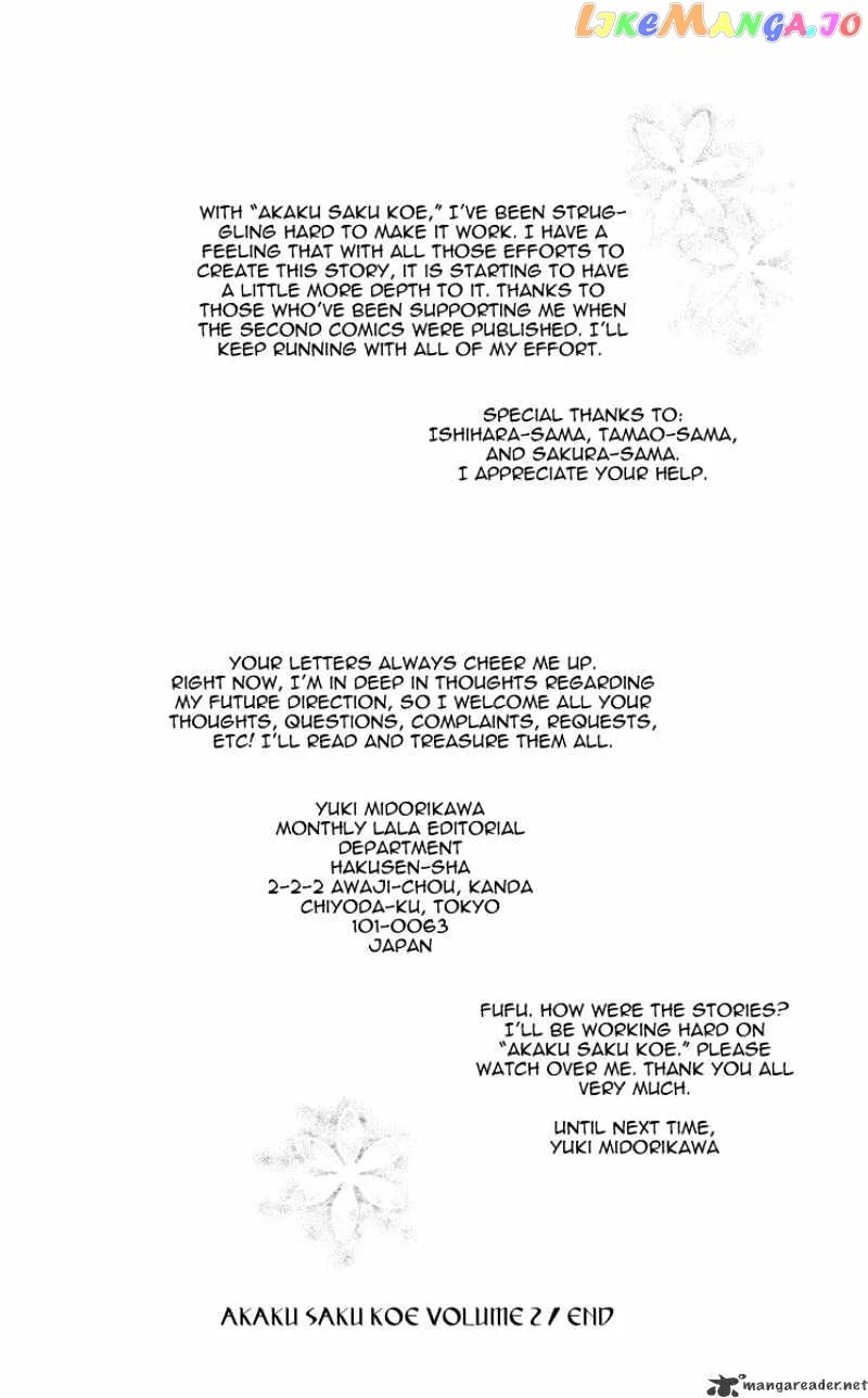 Akaku Saku Koe Chapter 13 page 44