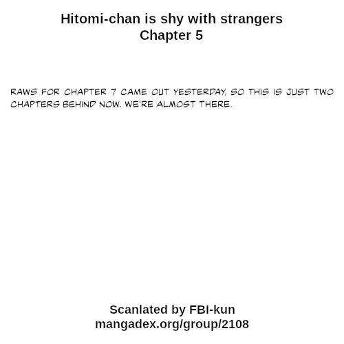 Hitomi-chan Is Shy With Strangers Chapter 5 page 17