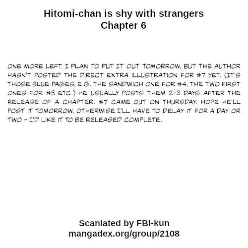 Hitomi-chan Is Shy With Strangers Chapter 6 page 15