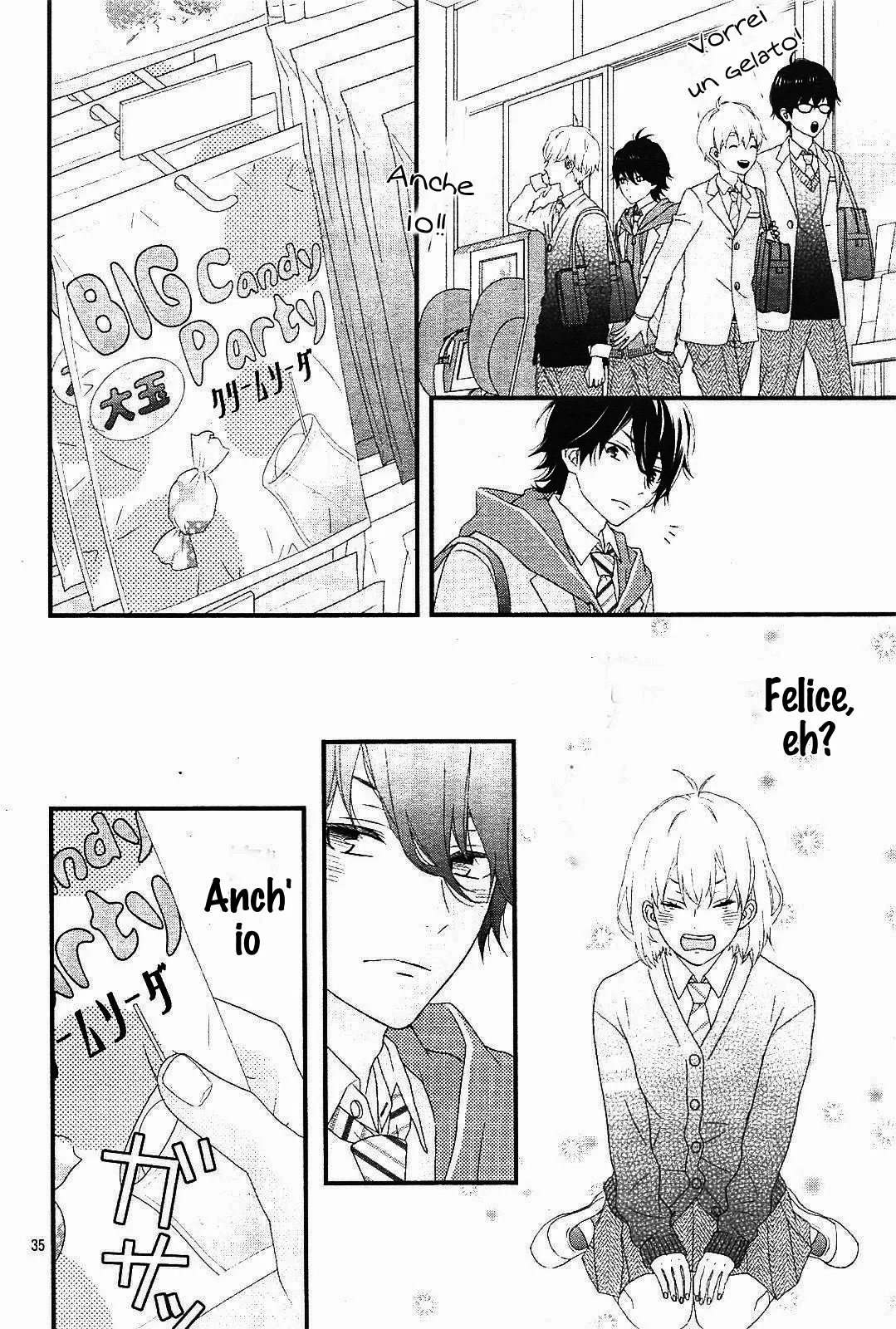 Haru wa Mijikashi Koiseyo Danshi Chapter 1 page 36