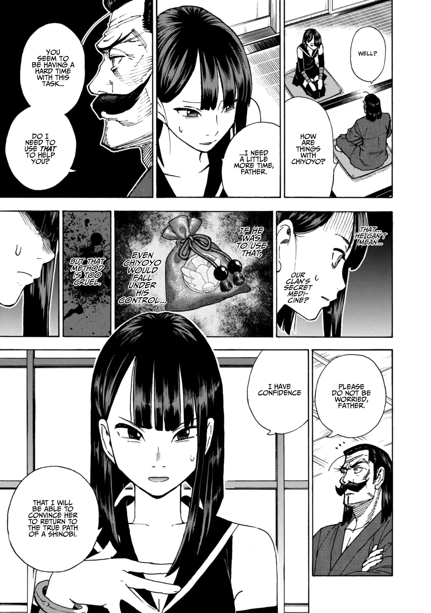 Shinobuna! Chiyo-chan Chapter 17 page 1
