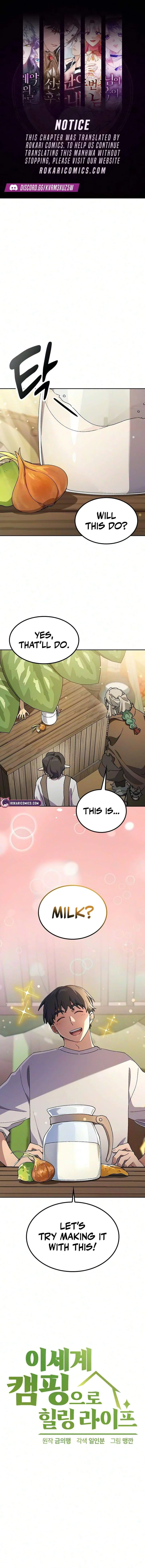 HEALING LIFE THROUGH CAMPING IN ANOTHER WORLD Chapter 113 page 1