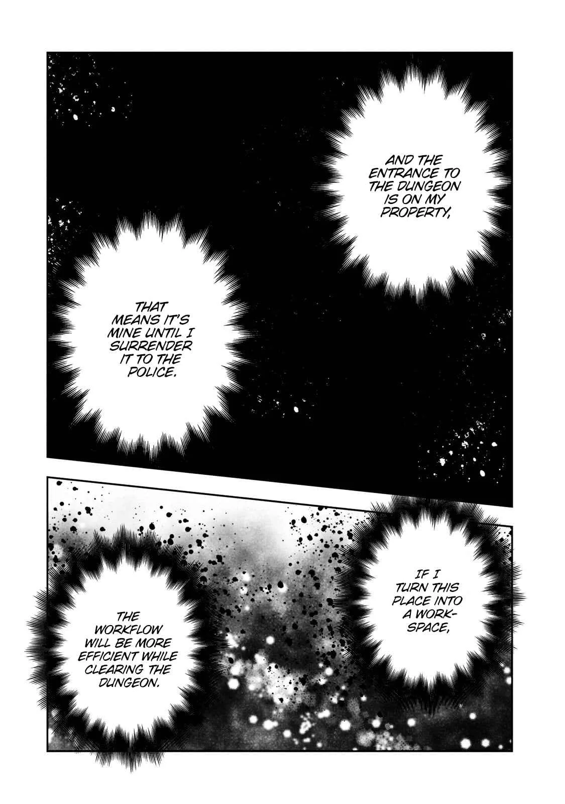 Dungeon Busters: I Am Just Middle-Aged Man, But I Save the World Because of Appeared the Dungeon in My Home Garden. Chapter 3 page 11