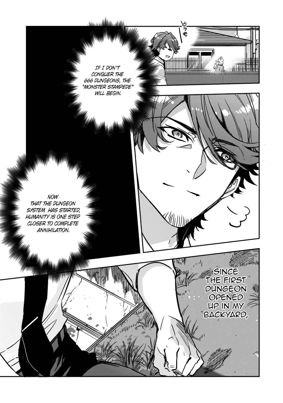 Dungeon Busters: I Am Just Middle-Aged Man, But I Save the World Because of Appeared the Dungeon in My Home Garden. Chapter 3 page 10