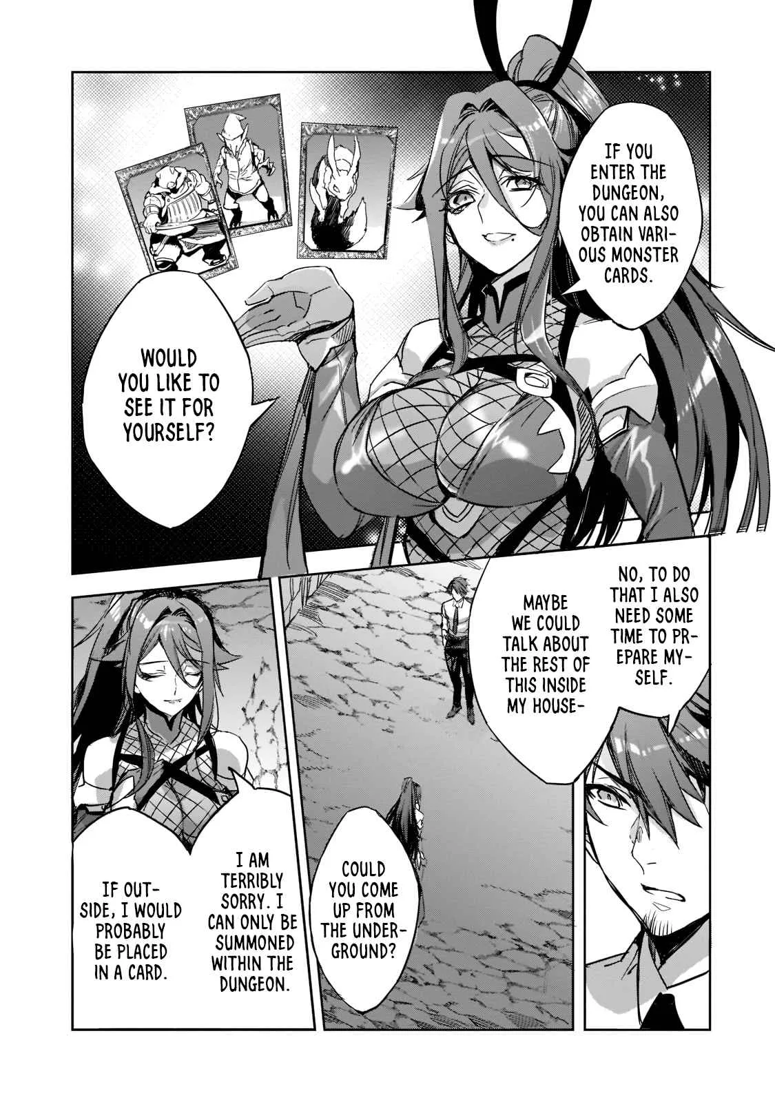 Dungeon Busters: I Am Just Middle-Aged Man, But I Save the World Because of Appeared the Dungeon in My Home Garden. Chapter 2 page 14