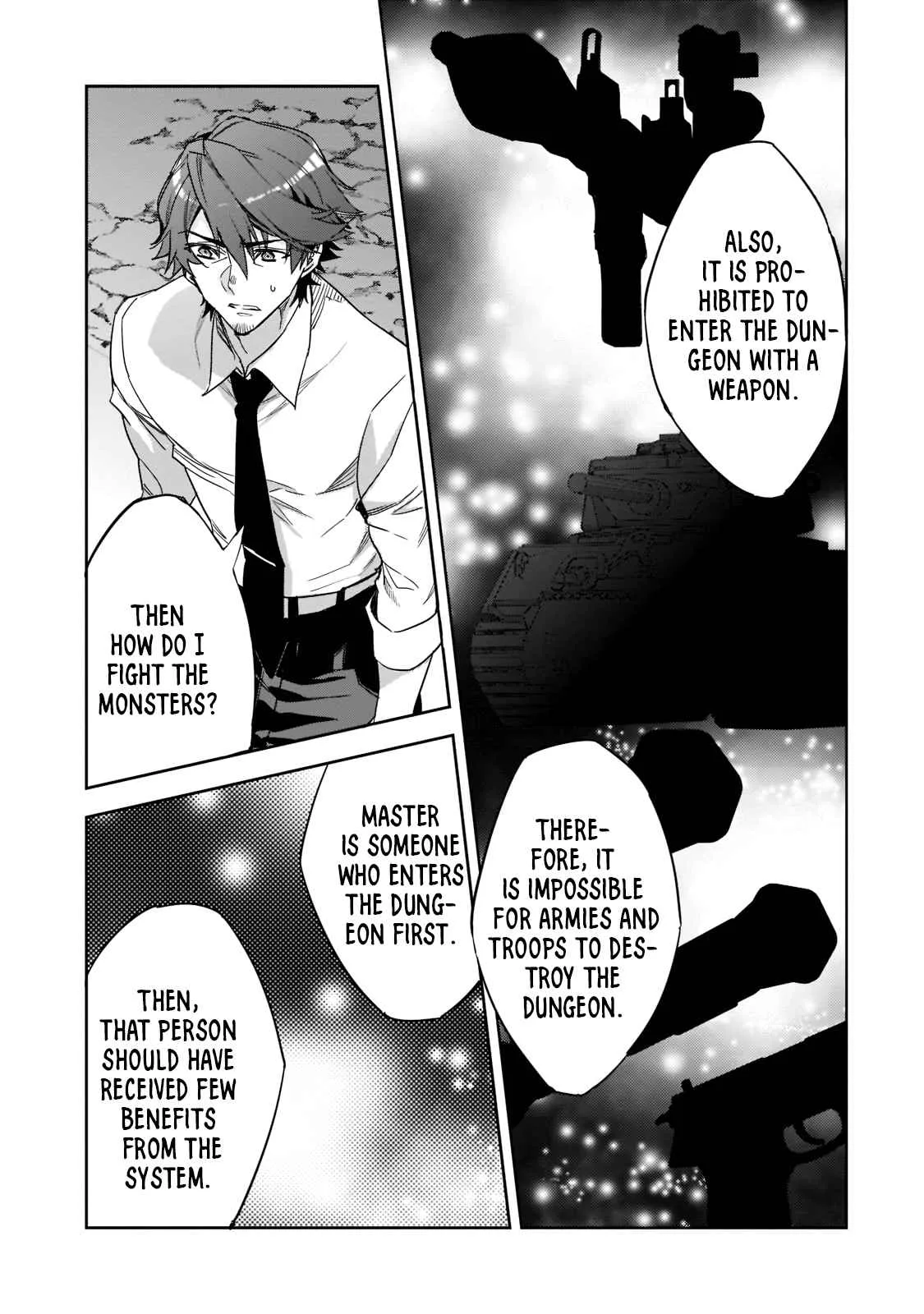 Dungeon Busters: I Am Just Middle-Aged Man, But I Save the World Because of Appeared the Dungeon in My Home Garden. Chapter 2 page 12