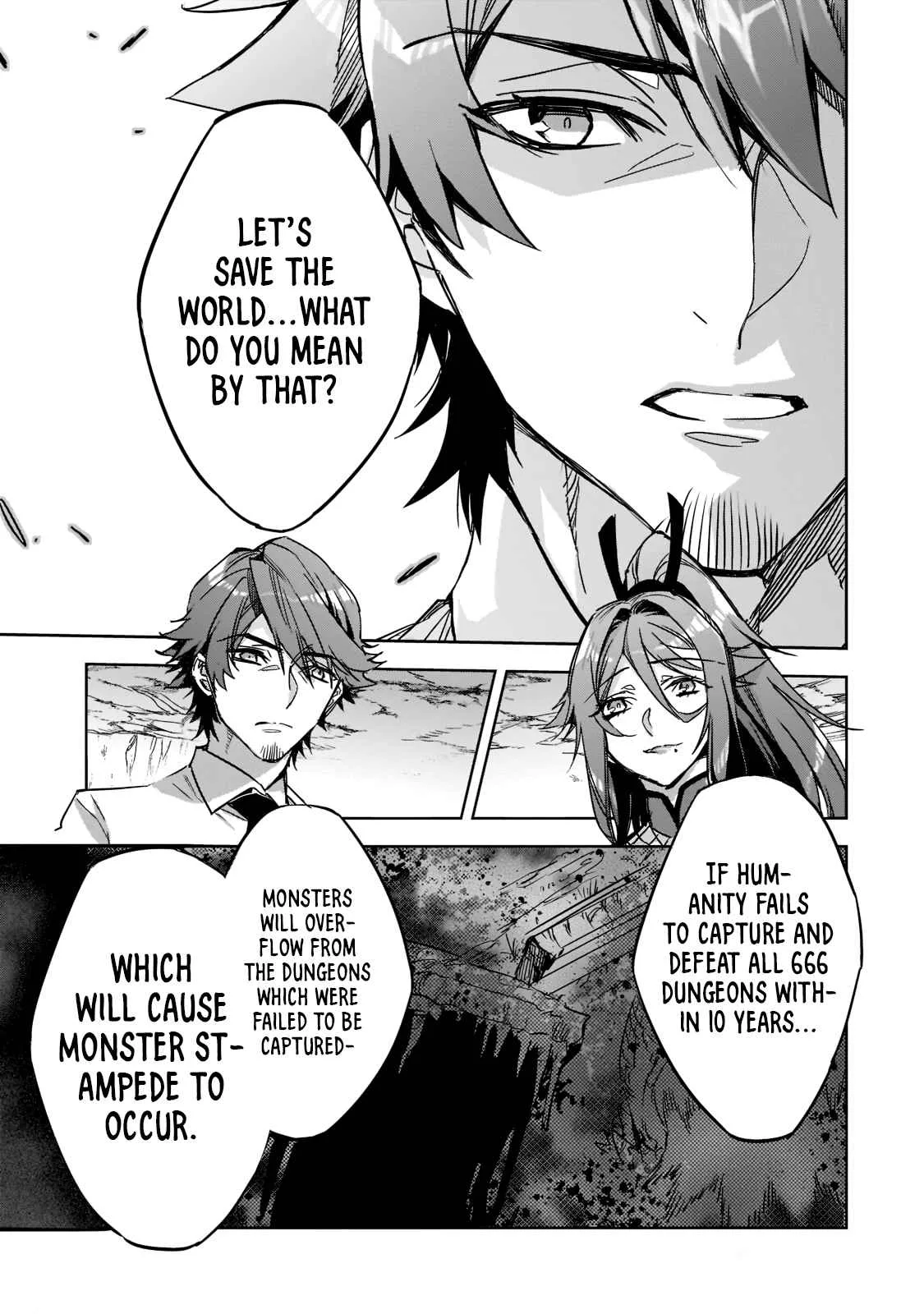Dungeon Busters: I Am Just Middle-Aged Man, But I Save the World Because of Appeared the Dungeon in My Home Garden. Chapter 2 page 36