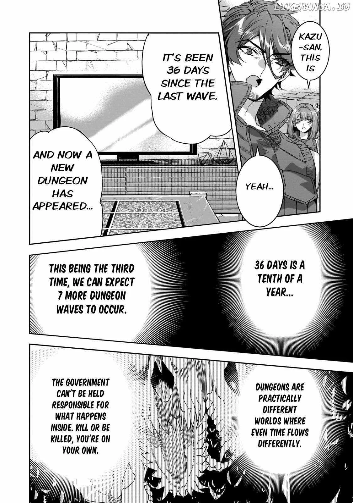 Dungeon Busters: I Am Just Middle-Aged Man, But I Save the World Because of Appeared the Dungeon in My Home Garden. Chapter 13 page 2