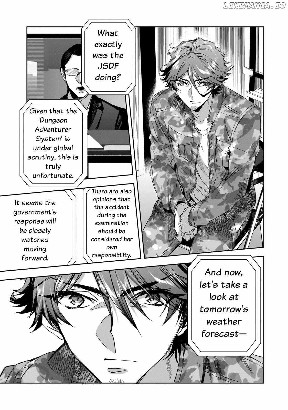 Dungeon Busters: I Am Just Middle-Aged Man, But I Save the World Because of Appeared the Dungeon in My Home Garden. Chapter 16 page 4