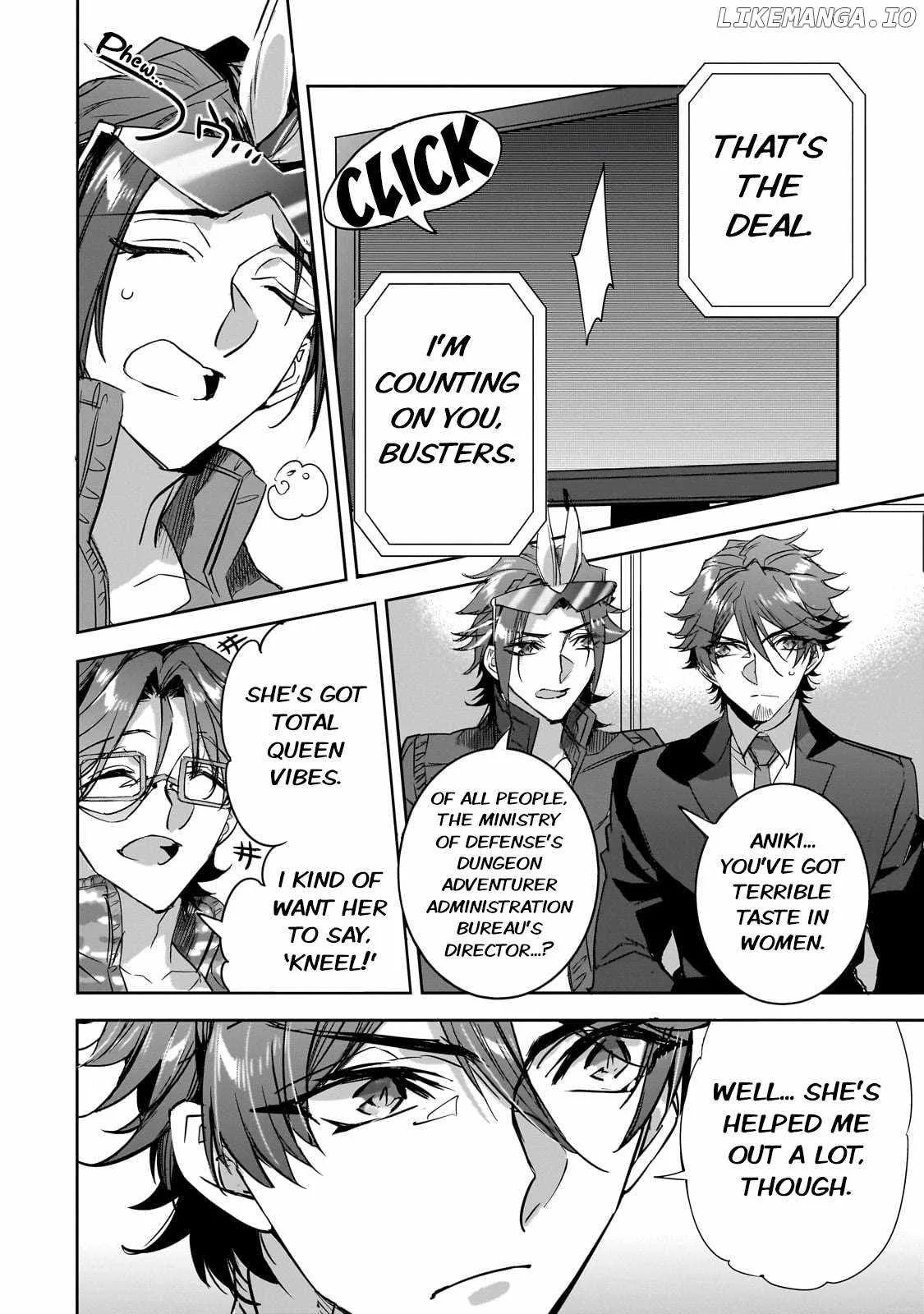 Dungeon Busters: I Am Just Middle-Aged Man, But I Save the World Because of Appeared the Dungeon in My Home Garden. Chapter 22 page 14