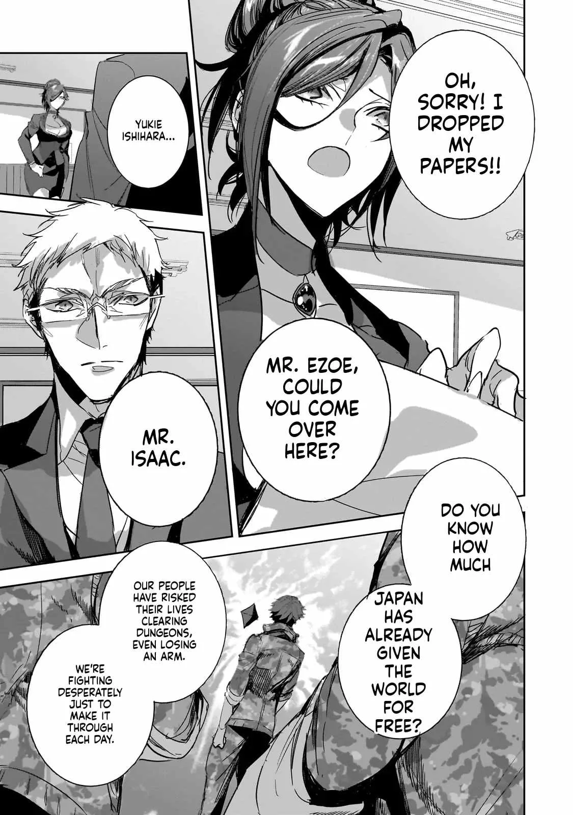 Dungeon Busters: I Am Just Middle-Aged Man, But I Save the World Because of Appeared the Dungeon in My Home Garden. Chapter 37 page 14