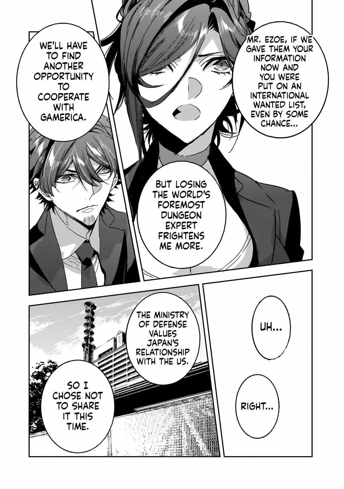 Dungeon Busters: I Am Just Middle-Aged Man, But I Save the World Because of Appeared the Dungeon in My Home Garden. Chapter 37 page 17