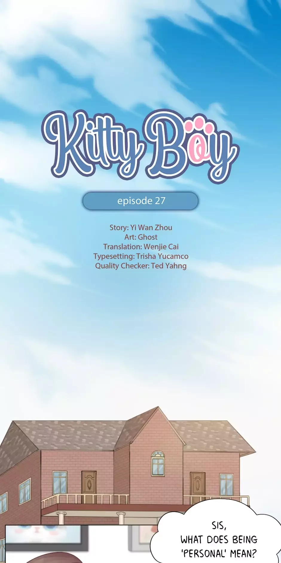 Kitty Boy Chapter 27 page 1